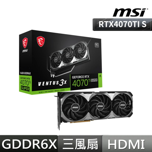 MSI 微星 RTX4070 Ti SUPER 16G VE