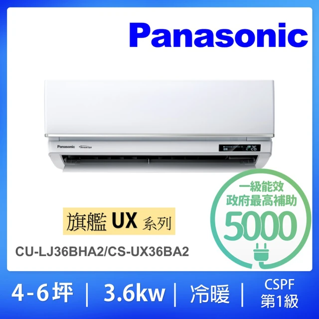 Panasonic 國際牌 2-4坪+3-5坪一對二變頻冷暖