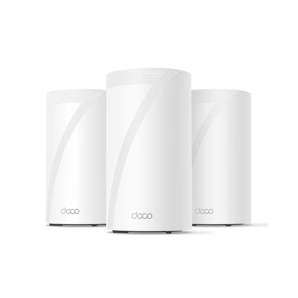 【TP-Link】三入組-Deco BE85 WiFi 7 BE22000 三頻Gigabit 真Mesh 無線網路網狀路由器(Wi-Fi 7分享器)