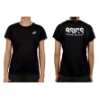 【asics 亞瑟士】女短袖T恤-台灣製 運動 上衣 亞瑟士 黑銀(2032D084-001)