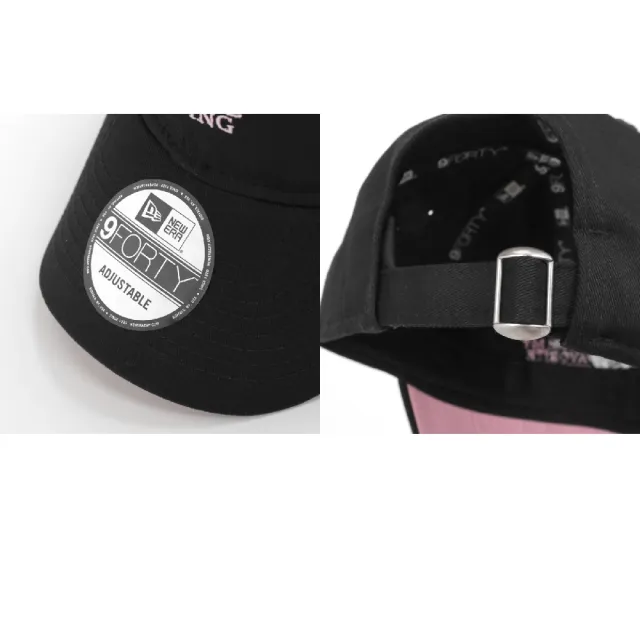 【NEW ERA】棒球帽 My Valentine-NE 黑 粉 情人節 940帽型 可調式帽圍 老帽 帽子 情侶款(NE14148098)
