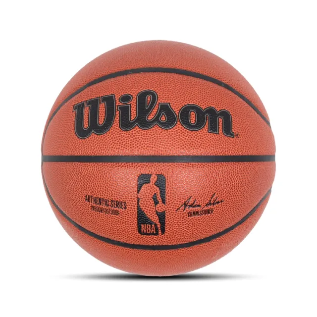 【WILSON】籃球 NBA Official Game 橘 黑 皮革 深溝 排汗 官方用球 7號球 威爾森(WTB720007 ...