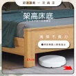 【IHouse】沐尼 實木床組 雙大6尺(可調式床台+床頭櫃)