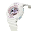 【CASIO 卡西歐】BABY-G 未來風設計 夢幻色彩雙顯腕錶 母親節 禮物(BA-110FH-7A)