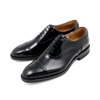 【REGAL】日本原廠透氣舒適質感商務牛津鞋 黑色(41EL-BL)