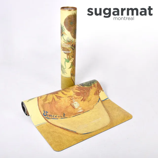 【加拿大Sugarmat】頂級加寬PU瑜珈墊 5.0mm(向日葵 sunflower)