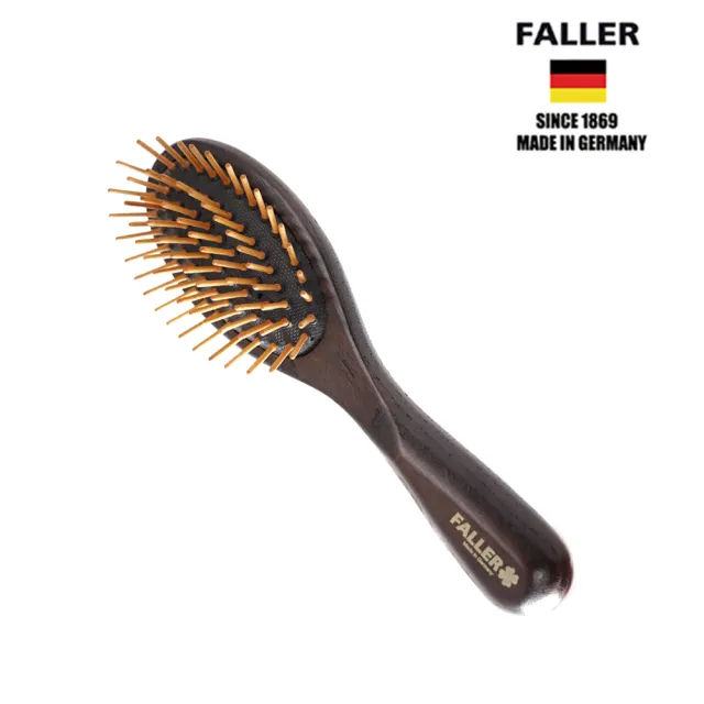 【FALLER 芙樂】德國製FSC梣木氣墊木齒梳防靜電柔順直髮(氣墊梳/梳頭按摩美容/雙11)