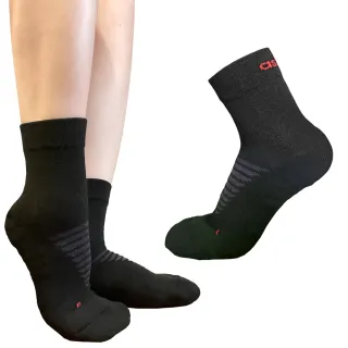 【Asedo 亞斯多】MIT台灣製造石墨烯黑科技足弓運動太空短襪(單雙入-林力仁推薦)
