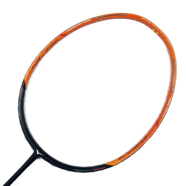 MIZUNO 美津濃】JPX 7 FLASH5U5破風加攻擊型羽球拍橘X黑 MIZUNO 美津濃】JPX 7 FLASH5U5破風加攻擊型羽球拍橘X黑