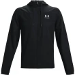 【UNDER ARMOUR】UA 男 Woven防風外套_1361621-003(黑色)