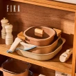 【NEOFLAM】FIKA Object Comfort系列陶瓷塗層鍋7件組-珊瑚橘(不挑爐具 瓦斯爐電磁爐可用)