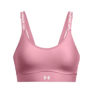 【UNDER ARMOUR】UA 女 Infinity 中衝擊運動內衣_1384123-697(粉紅)