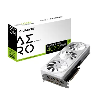 【GIGABYTE 技嘉】RTX4070 SUPER AERO OC 12G 顯示卡+海韻 FOCUS GX 750W 白色 金牌 電源供應器(70S+P組合)