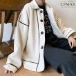【CPMAX】復古休閒毛呢西裝外套(2色可選 休閒西裝 毛呢外套 小西服 E17)