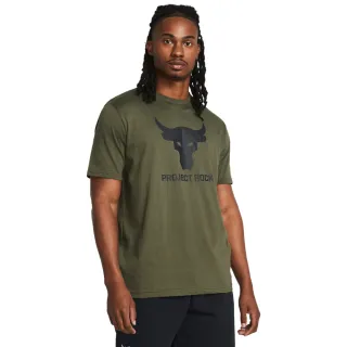 【UNDER ARMOUR】UA 男 巨石強森 Project Rock Payoff  短袖T-Shirt_1383191-390(軍綠)