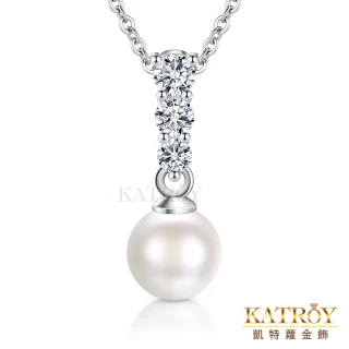 【KATROY】天然珍珠．母親節禮物．純銀項鍊(7.0 - 7.5mm)