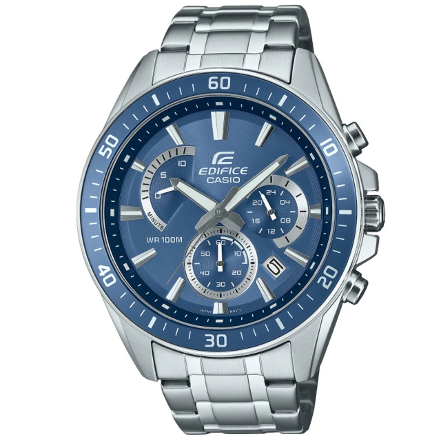 CASIO 卡西歐 EDIFICE 運動風經典計時腕錶(EFR-552D-2AV)