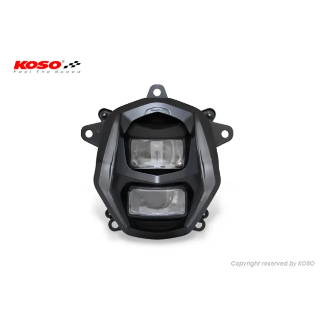 【KOSO】蛇刃 LED 頭燈(SYM 三陽 曼巴 MMBCU / 機車前照燈 機車頭燈 機車大燈 車燈)