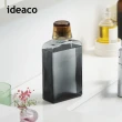 【IDEACO】復古風漱口水用玻璃空瓶-附漱口杯-400ml(分裝罐/玻璃分裝瓶/透明分裝瓶)