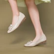 【FAIR LADY】我的旅行日記  浪漫立體蝴蝶結芭蕾平底鞋(果綠、502852)