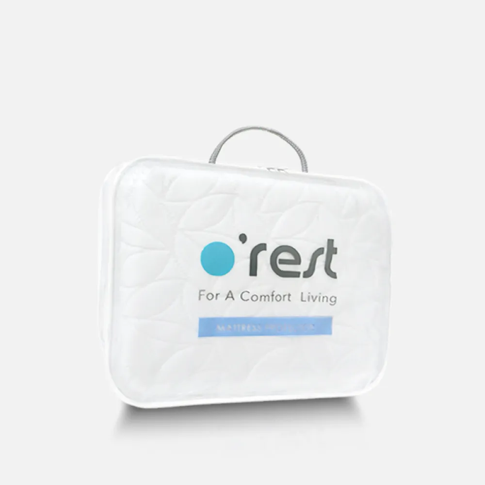 【orest】床包式防水防蹣保潔墊-標準雙人 5*6.2呎(蘆薈親膚)