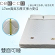 【CEECCO】米雪兒高彈力高碳鋼護背彈簧床墊(單人加大3.5尺)