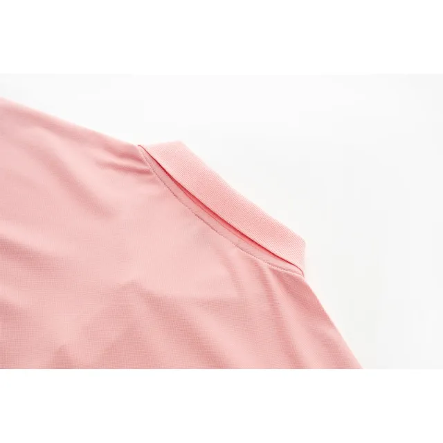【FILA官方直營】男吸濕排汗短袖POLO衫-粉色(1POY-1707-PK)