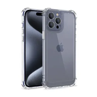 【YANG YI 揚邑】iPhone 15 系列 加厚雙料精孔電鍍金屬按鍵四角氣囊防摔二代手機殼(i15/Plus/Pro/Pro Max)