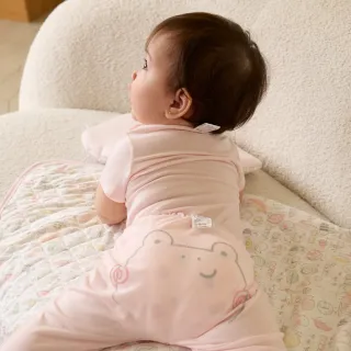 【奇哥官方旗艦】Chic a Bon 嬰幼童裝 探索小世界嬰兒長褲-天絲洞感提花布(3-36個月)