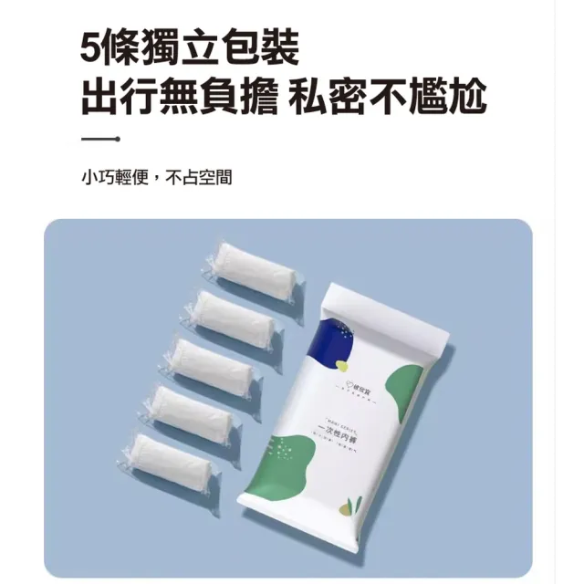 【ROYAL LIFE 皇室生活】拋棄式棉質免洗紙內褲-10入組(生理褲/免洗內褲/產褥褲/一次性內褲