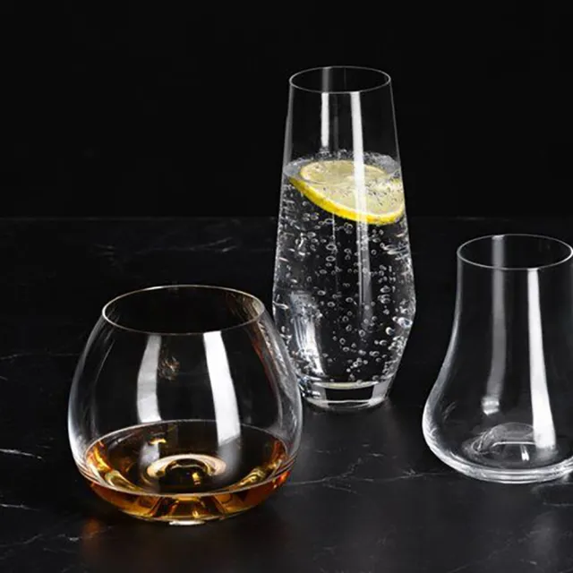 【Maku Kitchen Life】白蘭地玻璃酒杯2入-440ml(特殊造型玻璃酒杯/北歐設計)