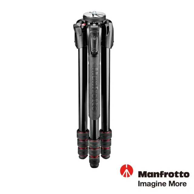 【Manfrotto 曼富圖】190 GO!鋁合金四節腳架 MT190GOA4(公司貨)