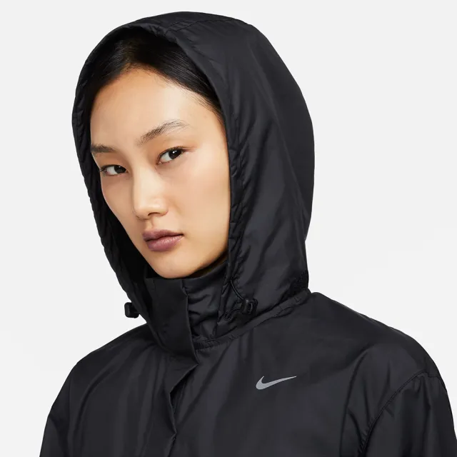 【NIKE 耐吉】外套 女款 運動風衣外套 立領外套 AS W NK FAST REPEL JACKET 黑 FB7452-010