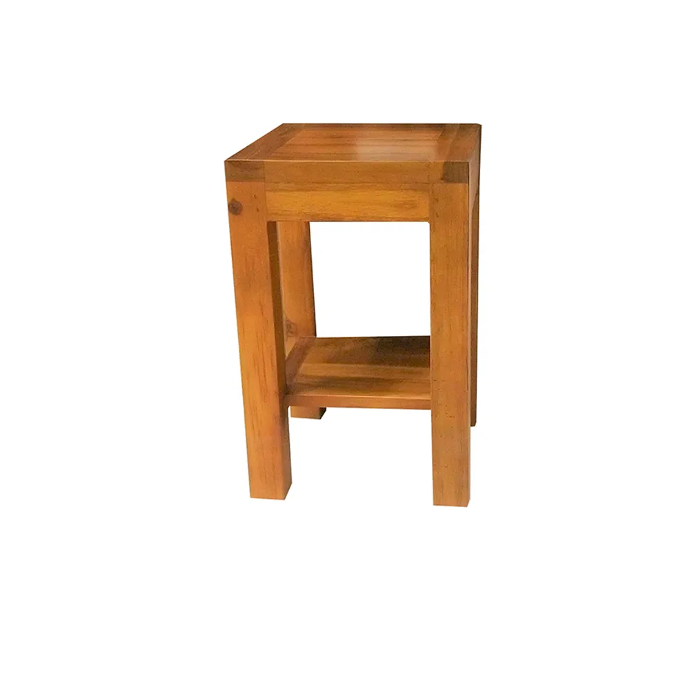 【吉迪市柚木家具】柚木方形椅凳 RPSC036CS2(椅子 矮凳 板凳 木椅 簡約)