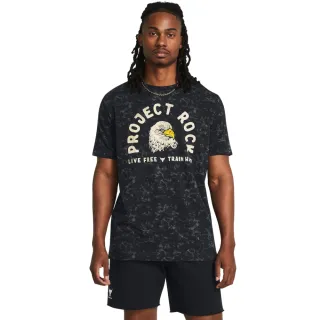 【UNDER ARMOUR】UA 男 巨石強森 Project Rock Free Graphic 短袖T-Shirt_1383220-001(黑)