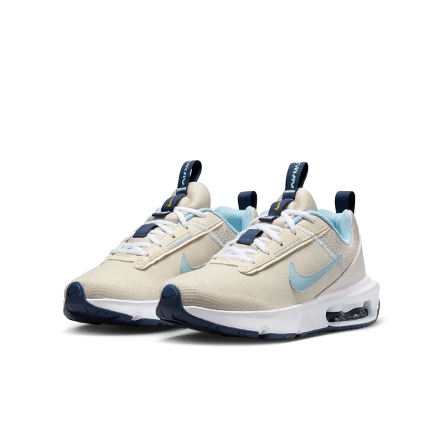 【NIKE 耐吉】慢跑鞋 女鞋 大童 運動鞋 氣墊 緩震 AIR MAX INTRLK LITE GS 米 DH9393-104