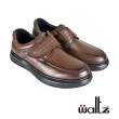 【Waltz】寬楦 氣墊鞋 魔鬼氈皮鞋 紳士鞋 樂福鞋(4W514090-23 華爾滋皮鞋)