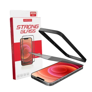 【AMCIOO】iPhone 15/14/13/12/11/XR/Pro Max/Plus 防偷窺 滿版玻璃保護貼 手機保護貼(2入組-送貼膜神器)