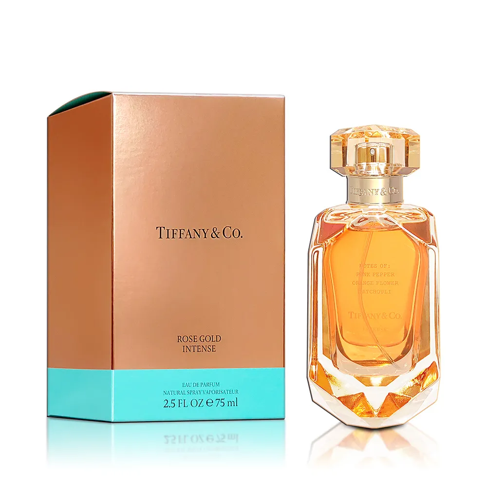 Tiffany&Co. 蒂芙尼】ROSE GOLD INTENSE 玫瑰金粹淡香精75ML-新版(專櫃