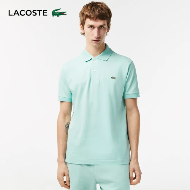 LACOSTE 男裝-經典L1212短袖Polo衫(薄荷綠)