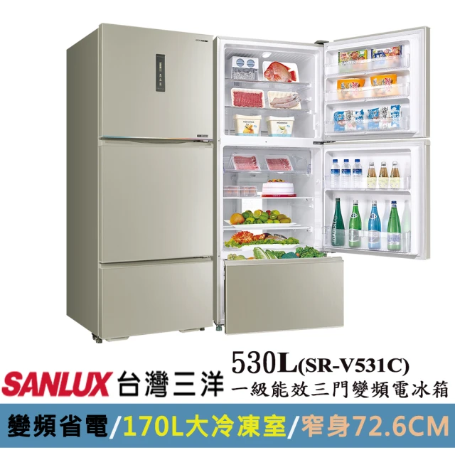 SANLUX台灣三洋 250L雙門變頻電冰箱(SR-C250