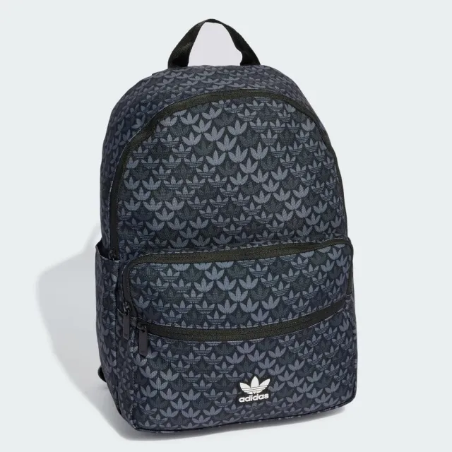 【adidas 愛迪達】後背包 運動包 書包 旅行包 登山包 MONOGRAM  BP 黑 IU0009