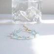 【ne jewelry & life】遠航 海藍寶編織手鏈(安定內心 生日禮物 送女友 送閨密 交換禮物)