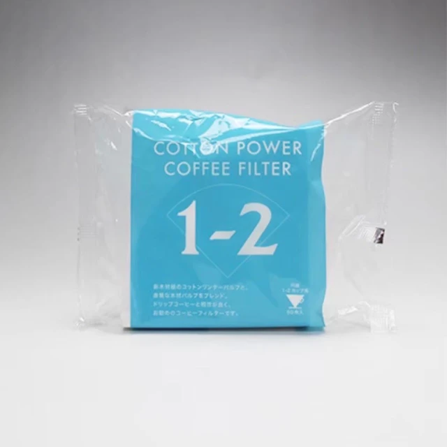 哈亞極品咖啡 Cotton Power 1~2人用錐形棉濾紙(60入/包)