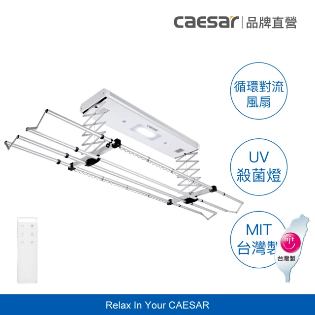 CAESAR 凱撒衛浴 豪華款 電動遙控升降曬衣機 RC013(含安裝 / 無線遙控)