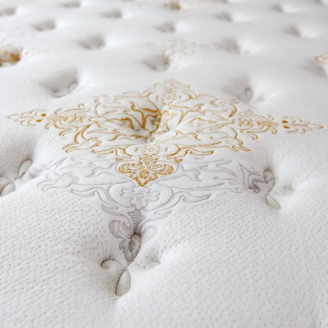 【床的世界】法蘿緹系列乳膠針織邊框加強立體三線獨立筒床墊 - 特大 6 x 7 尺