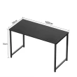【E家工廠】書桌 電腦桌 工作桌 學習桌 組裝簡單 美觀大方 辦公桌 學生桌 長桌(027-KC書桌（黑色）)