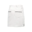 【LE COQ SPORTIF 公雞】高爾夫系列 女款白色兩側開岔彈性機能短裙 QLT8J701