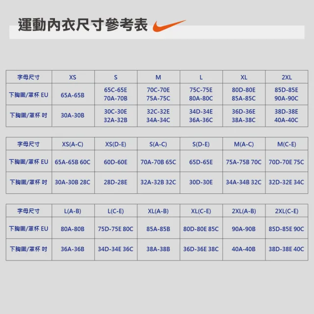 【NIKE 耐吉】運動內衣 女款 中度支撐 AS W NK SWSH MED SPT FUTURA BR 白 FB4081-100