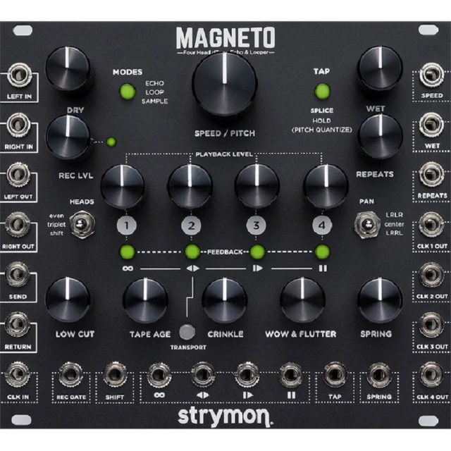 【Strymon】Magneto(Tape Echo & Looper Eurorack 模組合成器 效果器)